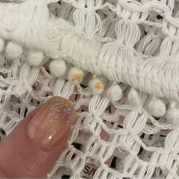 Victoria’s Secret Crochet Lace Swim Coverup White Size Small - Picture 16 of 16